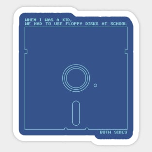 Floppy Disk - Both Sides Sticker